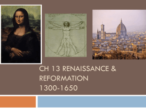 Renaissance - miss Smolar`s social studies classes