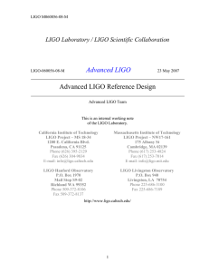 M060056-08 - DCC - LIGO Document Control Center Portal