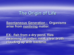 The Origin of Life and Evolution