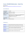 5012040 MATH GRADE 2 - The Beverly Institute Home Page