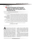 Combined Ultrasound and Fluoroscopic Guidance