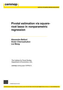 Pivotal Estimation via Square-root Lasso in Nonparametric