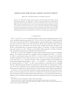 MODULE MAPS OVER LOCALLY COMPACT QUANTUM GROUPS