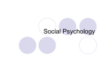 Social Psychology - Blue Valley Schools