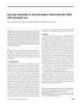 Syncope secondary to second-degree atrioventricular block with