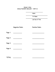 Key for Exam 1 Part 2 - Evolutionary Biology