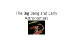 The Big Bang and Early Astronomers