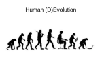 Human (D)Evolution