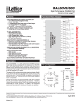 GAL20V8/883 Devices have been discontinued.