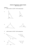 Similarity Trigonometry Student Module