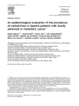 An epidemiological evaluation of the prevalence
