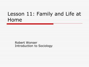 Lesson 11: Life at Home