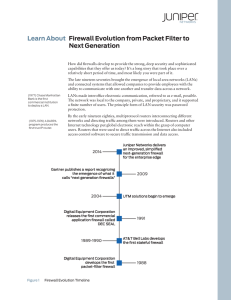 Firewall Evolution