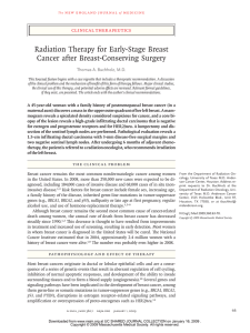 Radiation Therapy for Early-Stage Breast Cancer after Breast