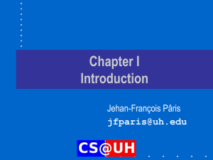 Chapter I Introduction