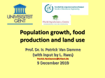 Evolution of Land Use for Agriculture cont