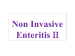 3. non invasive bacterial enteritis