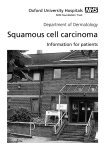 Squamous cell carcinoma - Oxford University Hospitals