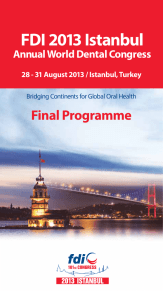 FDI 2013 Istanbul