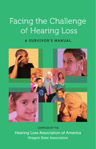 Survivor`s manual 2014.indd - Hearing Loss Association of Oregon