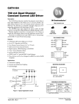 CAT4104 - 700 mA Quad Channel Constant Current LED Driver