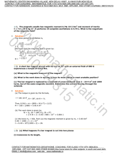 5. Magnetism and Matter. - Welcome To Badhan Education