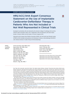 HRS/ACC/AHA Expert Consensus Statement on