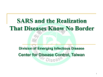 SARS outbreak in Taiwan