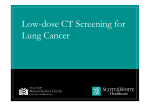 Low-dose CT Screening for Lung Cancer