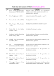 Analytical Instruments of EAL