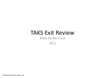 TAKS Exit Review