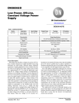 DN06066 - Low Power, Off‐Line, Constant Voltage Power Supply