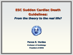 ESC Sudden Cardiac Death Guidelines