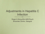 Adjustments in Hepatitis C Infection