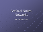 Artificial Neural Networks