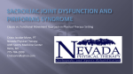 Piriformis Syndrome - University of Nevada, Reno School of Medicine