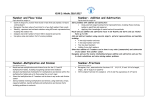 YEAR 2: Maths 2016-2017 Number and Place Value Number