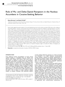 Role of Mu- and Delta-Opioid Receptors in the