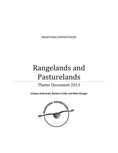 Rangelands and Pasturelands - Manitoba Forestry Association
