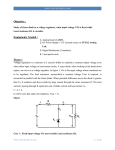 Objective : Equipments Needed : Theory