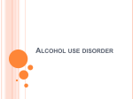 Session 1 Alcohol use disorder