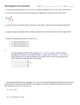 HW 8 Magnetic Force Homework