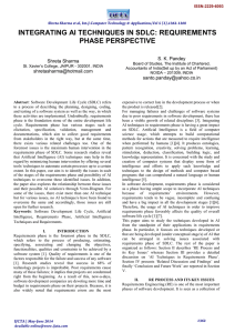 integrating ai techniques in sdlc: requirements phase perspective