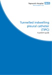 Tunnelled indwelling pleural catheter (TIPC)