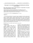 Using support vector machines in predicting and classifying factors