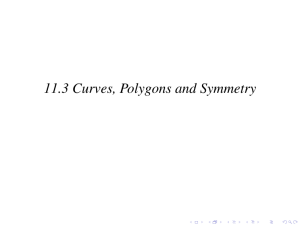 11.3 Curves, Polygons and Symmetry