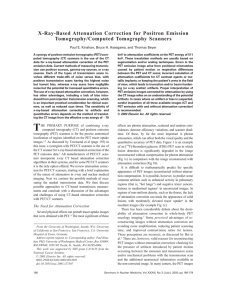 X-ray-based attenuation correction for positron emission