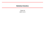 Statistical Genetics