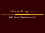 African Kingdoms