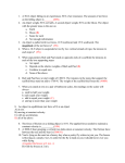 Practice Questions on Forces and Velocity